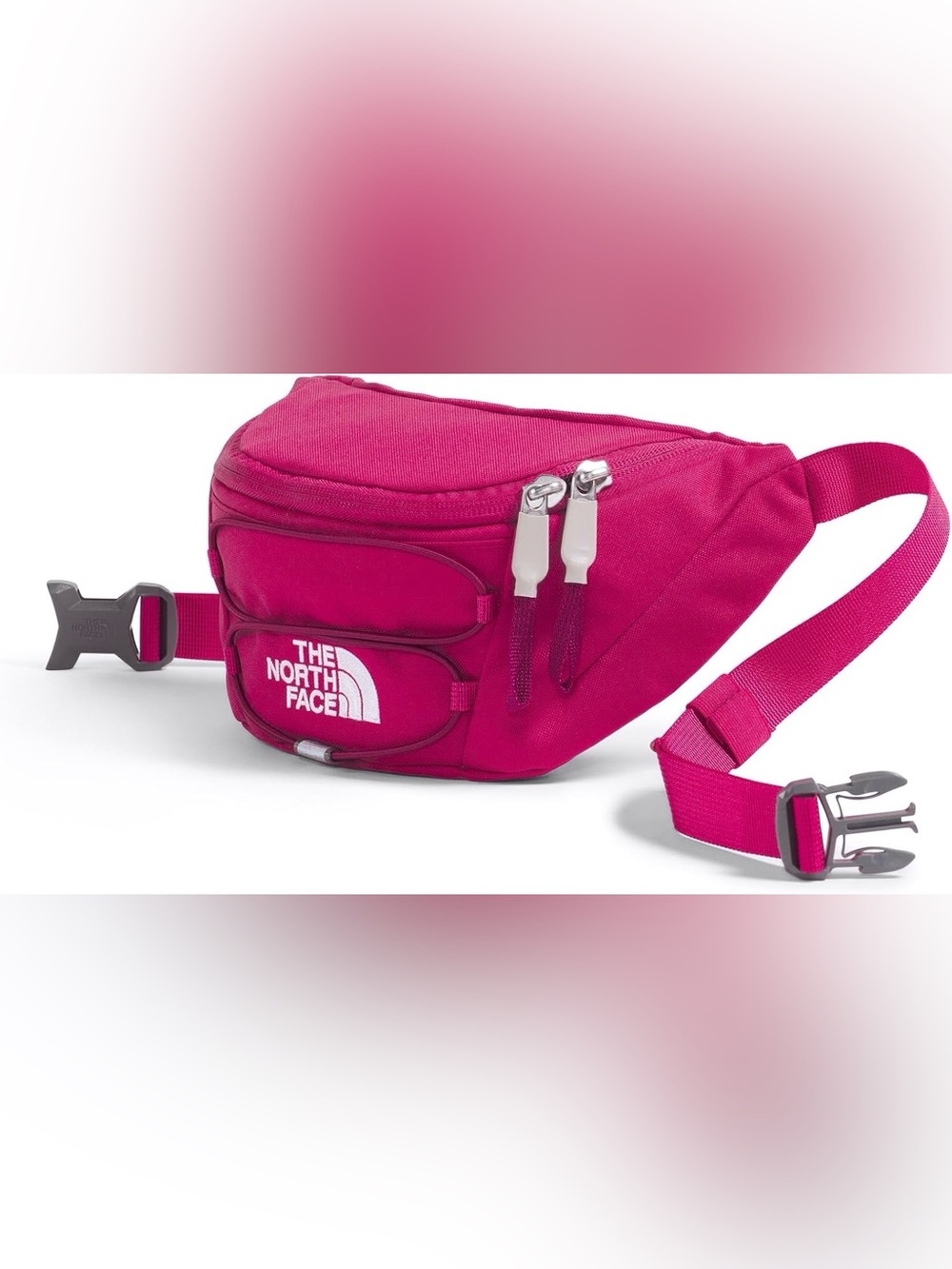 The North Face Jester Belt Bag Lumbar Pack Crossbody Fuschia Pink NWOT Outdoors